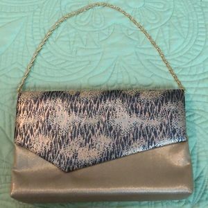 Gold evening purse